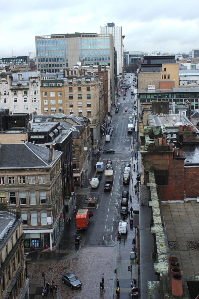 delivery van in Glasgow